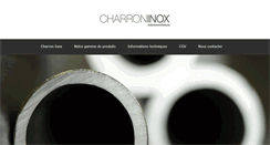 Desktop Screenshot of charron-inox.com