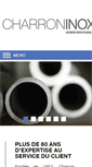 Mobile Screenshot of charron-inox.com